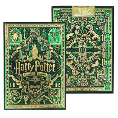 картинка Карты "Theory11 Harry Potter Deck - Green (Slytherin)" от магазина Gamesdealer.ru
