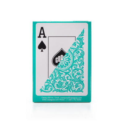 картинка Карты "1546 Elite Plastic Poker Size Jumbo Index green Single deck" от магазина Gamesdealer.ru