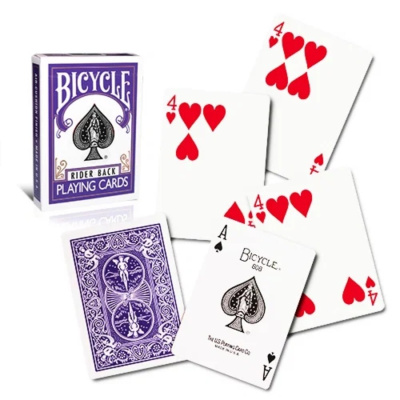 картинка Карты "Bicycle rider back standard poker playing cards Violet back" от магазина Gamesdealer.ru