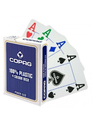 Карты "Copag 4 Colour (blue)"