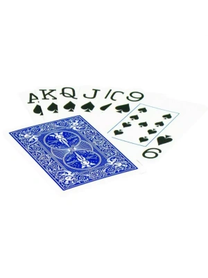 картинка Карты "Bicycle Pinochle Jumbo Index Blue" от магазина Gamesdealer.ru