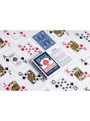картинка Карты "Bicycle Pinochle Jumbo Index Blue" от магазина Gamesdealer.ru