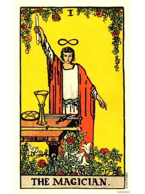 картинка Карты Таро "Smith-Waite Deluxe Tarot: Gilden Deck & Book Set" US Games / Памела Колман Смит: Смит-Уэ от магазина Gamesdealer.ru