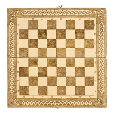 картинка Шахматная доска "Амбассадор" 40 см, ясень, Partida от магазина Gamesdealer.ru