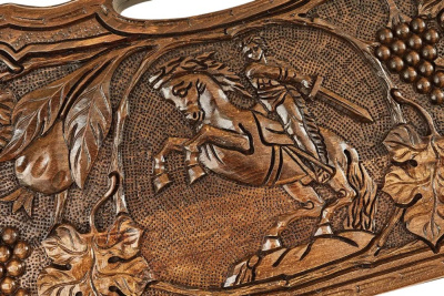 картинка Нарды резные "Всадник" с ручкой 50, Haleyan от магазина Gamesdealer.ru