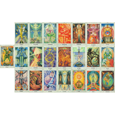 картинка Карты Таро AGMuller Crowley Tarot Pocket GB AGMuller / Таро Тота Алистера Кроули от магазина Gamesdealer.ru