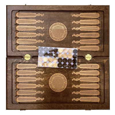 картинка Нарды резные "Рыбак", Mkhitaryan от магазина Gamesdealer.ru