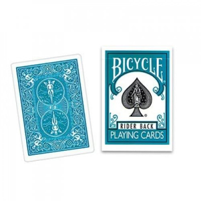картинка Карты "Bicycle rider back standart poker playing cards Turquoise back" от магазина Gamesdealer.ru