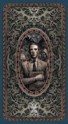 картинка Карты Таро "Alligo/Minetti/Penco Dark Grimoire Tarot" Lo Scarabeo / Таро Черный Гримуар, Некронмикон от магазина Gamesdealer.ru
