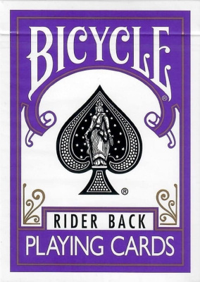 картинка Карты "Bicycle rider back standard poker playing cards Violet back" от магазина Gamesdealer.ru