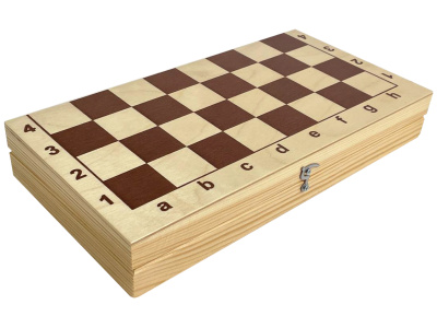 картинка Шашки "Кировские" пластмассовые (с деревянной доской) от магазина Gamesdealer.ru