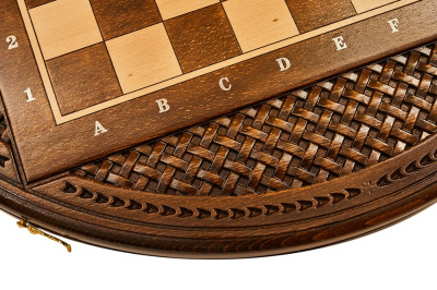 картинка Шахматы + нарды резные "Гаянэ 2" 60, Ustyan от магазина Gamesdealer.ru