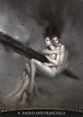 картинка Карты Таро "Dante's Inferno Oracle Cards" Lo Scarabeo / Карты Оракула Ада Данте от магазина Gamesdealer.ru