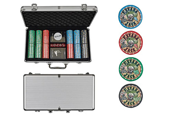 картинка Набор для покера Nevada Jack Ceramic на 300 фишек от магазина GamesDealer.ru