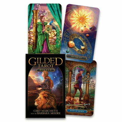 картинка Карты Таро "Gilded Tarot Royale" Llewellyn / Королевское Золотое Таро от магазина Gamesdealer.ru