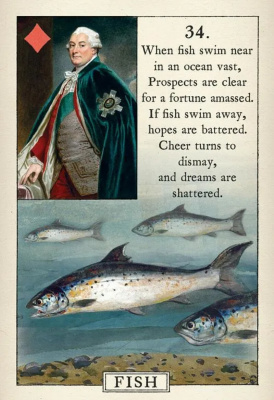 картинка Карты Таро "Blue Bird Lenormand" US Games / Ленорман "Синяя птица" от магазина Gamesdealer.ru