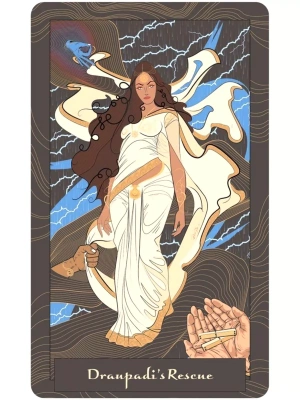 картинка Карты Таро "Wisdom from the Epics OF Hind" US Games / Мудрость из Эпоса Хинд от магазина Gamesdealer.ru