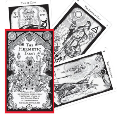 картинка Карты Таро "The Hermetic Tarot by Godfrey Dowson" US Games / Герметическое таро от магазина Gamesdealer.ru