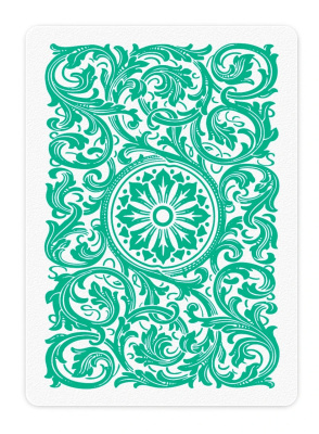 картинка Карты "1546 Elite Plastic Poker Size Jumbo Index green Single deck" от магазина Gamesdealer.ru