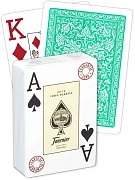 Карты "Fournier 2818 green" 100% пластик
