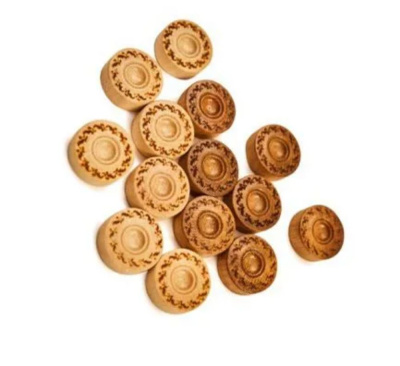 картинка Набор фишек для нард "Узор 1", Haleyan от магазина Gamesdealer.ru