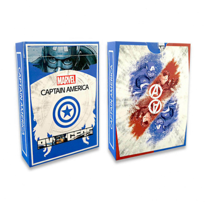 Карты "MARVEL Captain America Stripper Card deck Standard Index"