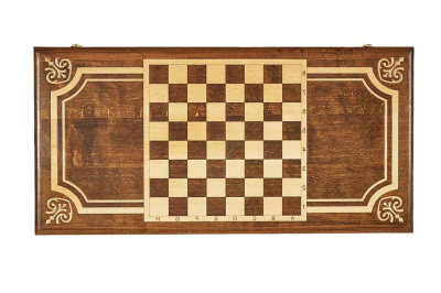 картинка Нарды резные "Золотой Узор 4" 60, Mirzoyan от магазина Gamesdealer.ru