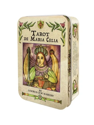 картинка Карты Таро "Tarot De Maria Celia In a Tin" US Games / Таро Марии Целиа от магазина Gamesdealer.ru