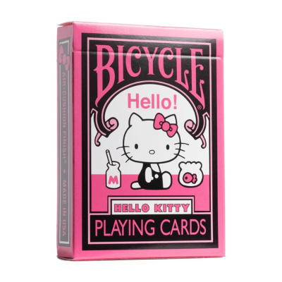 картинка Карты "Bicycle Hello Kitty Black & Pink" от магазина Gamesdealer.ru