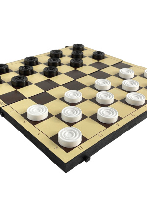 картинка Шашки "Владимирские" (Россия, пластик, 30х15х3 см) от магазина Gamesdealer.ru