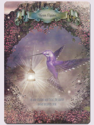 картинка Карты Таро "Hummingbird Wisdom Oracle Cards" Red Feather / Оракул мудрости колибри от магазина Gamesdealer.ru