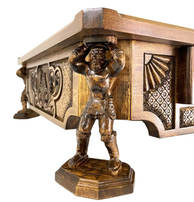 картинка Шахматы резные в ларце "Атлант", Haleyan от магазина Gamesdealer.ru