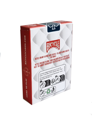 картинка Карты "Bicycle Prestige Rider 100% Plastic Jumbo red/blue" от магазина Gamesdealer.ru