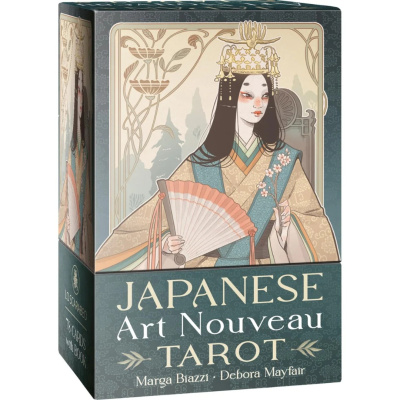 Карты Таро "Japanese art Nouveau Tarot (Premium)" Lo Scarabeo / Японское таро в стиле ар-нуво (Преми