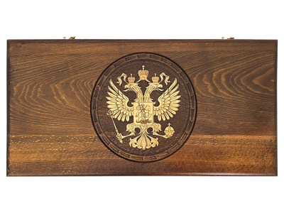 картинка Нарды резные "Герб РФ-2", Mirzoyan от магазина Gamesdealer.ru