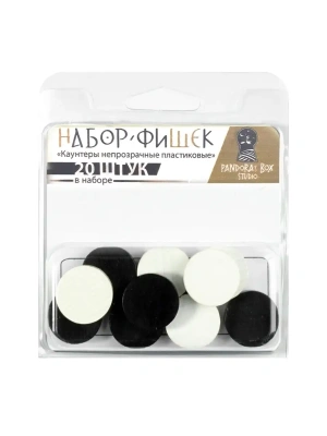 картинка Набор фишек, 20 шт, 22мм, 4 цвета диаметр: 22мм от магазина Gamesdealer.ru