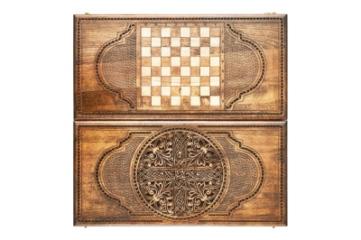 картинка Нарды резные "Армянский узор 2", Mkhitaryan от магазина Gamesdealer.ru