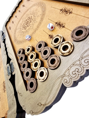 картинка Нарды "Марс-1" малые (деревянные, 40 см, Россия), Partida от магазина Gamesdealer.ru