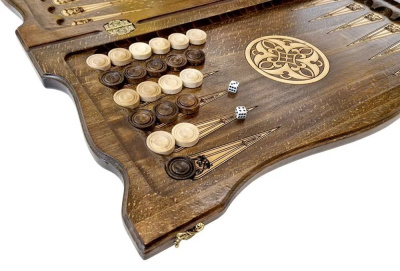 картинка Нарды резные "Армянский узор 2" 60, Ustyan от магазина Gamesdealer.ru