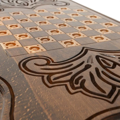 картинка Нарды резные "Лев", Avetyan от магазина Gamesdealer.ru