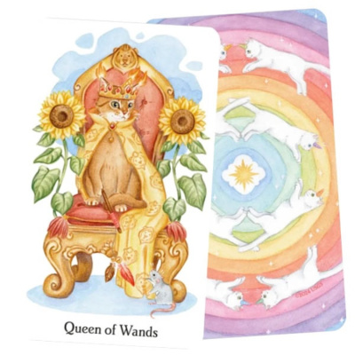 картинка Карты Таро "Caticorn Tarot Cards" US Games / Карты Таро Катикорна от магазина Gamesdealer.ru