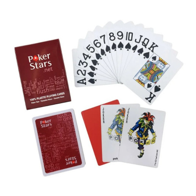 Карты «Poker Stars» Copag 100% пластик, красные