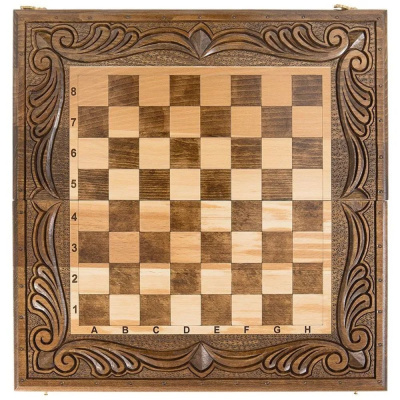 картинка Шахматы + нарды резные 50, am454, Mirzoyan магазин Gamesdealer.ru являющийся официальным дистрибьютором в России  картинка Шахматы + нарды резные 50, am454, Mirzoyan от магазина Gamesdealer.ru