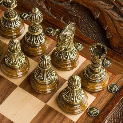 картинка Стол ломберный шахматный "Круг Света", Haleyan от магазина Gamesdealer.ru