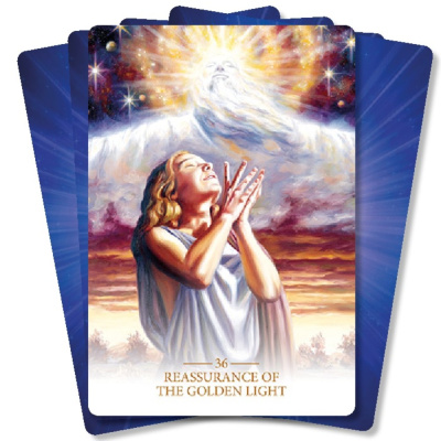 картинка Карты Таро "Lightworker Oracle cards" Blue Angel / Карты Оракула Работника Света от магазина Gamesdealer.ru