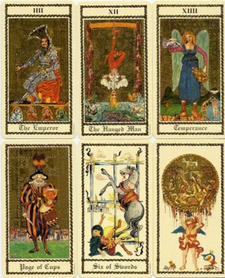 картинка Карты Таро "Medieval Scapini Deck" US Games / Средневековое Таро Скапини от магазина Gamesdealer.ru