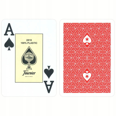 картинка Карты для покера "Fournier EPT red" 100% пластик, Испания от магазина Gamesdealer.ru