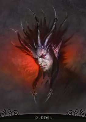 картинка Карты Таро "Dante's Inferno Oracle Cards" Lo Scarabeo / Карты Оракула Ада Данте от магазина Gamesdealer.ru