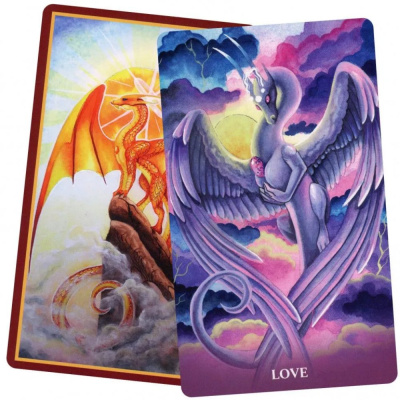 картинка Карты Таро "Universal Dragon Oracle" Blue Angel / Оракул Вселенского Дракона от магазина Gamesdealer.ru
