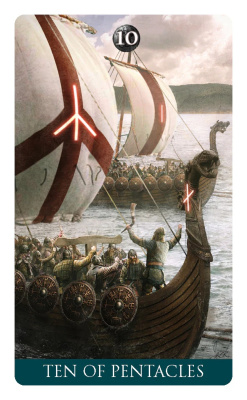 картинка Карты Таро "Runic Tarot Mini" Lo Scarabeo / Мини-Руническое Таро от магазина Gamesdealer.ru